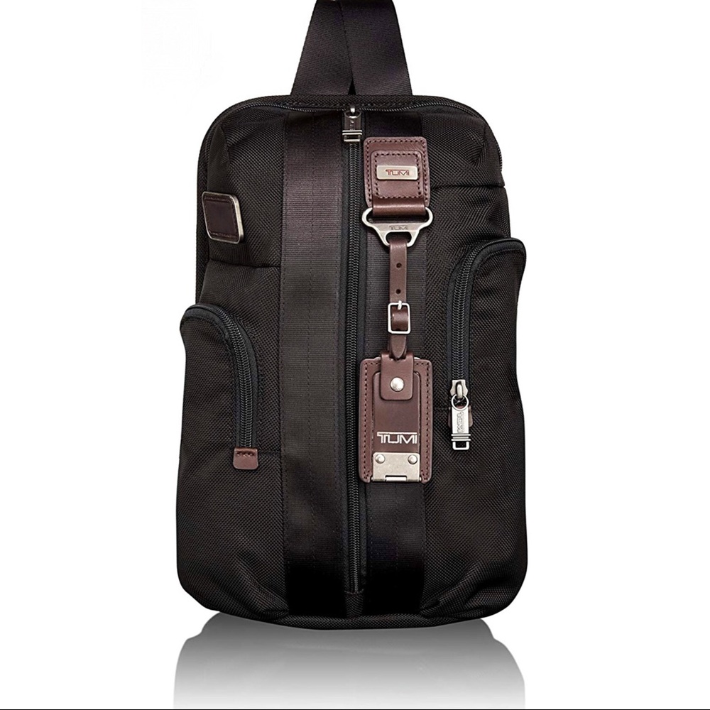 Tumi Alpha Bravo Monterey Sling, Hickory, One Size